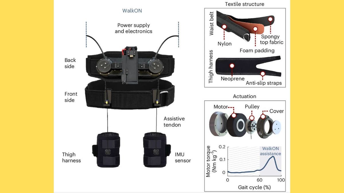 Robotic shorts give your legs a boost to walk farther and tire less