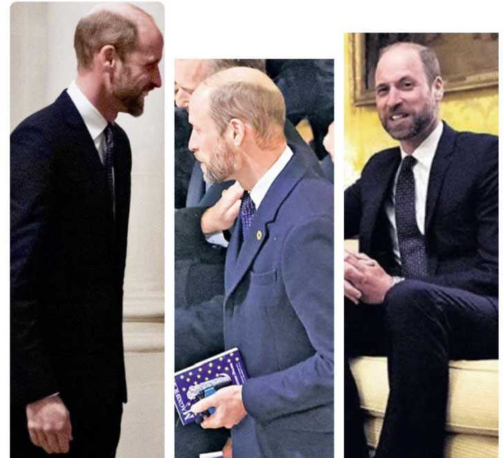 William looks frail in photos circulated by his critics