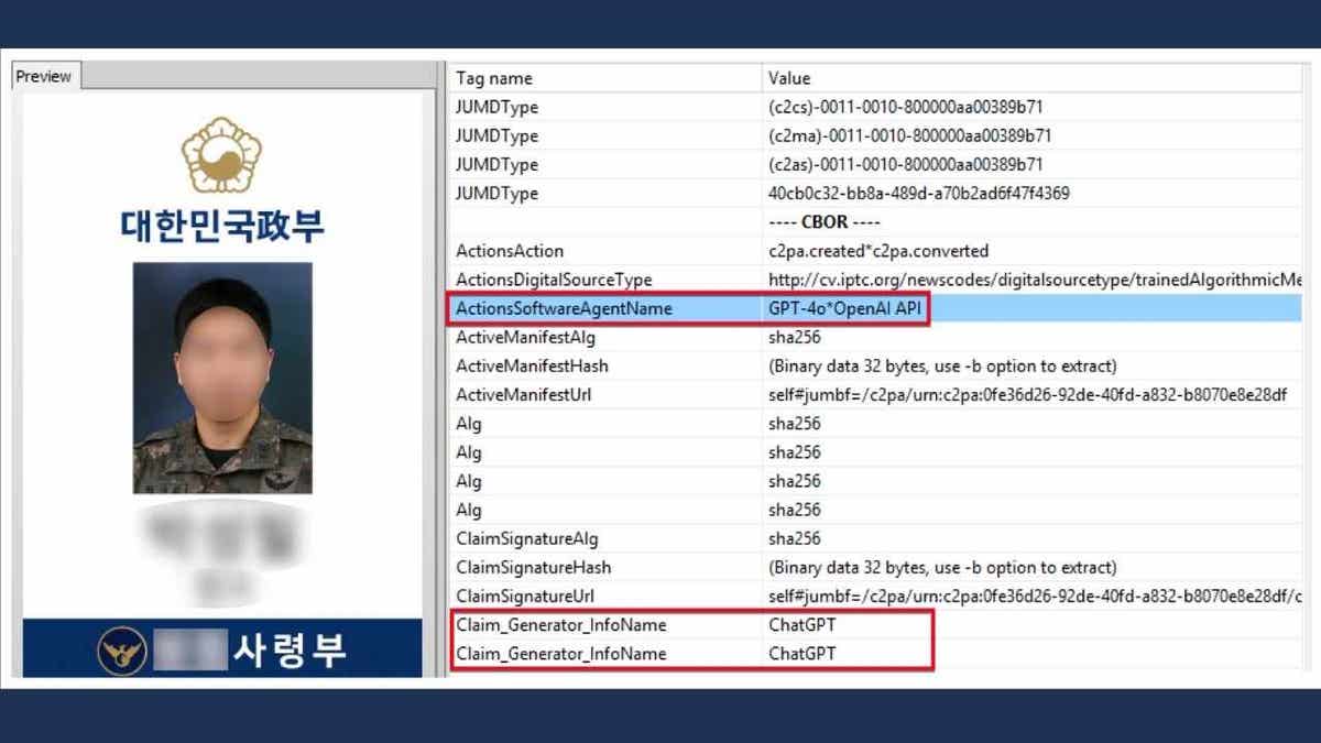 Metadata of the PNG File