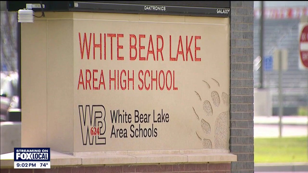 White Bear Lake Area High School signage