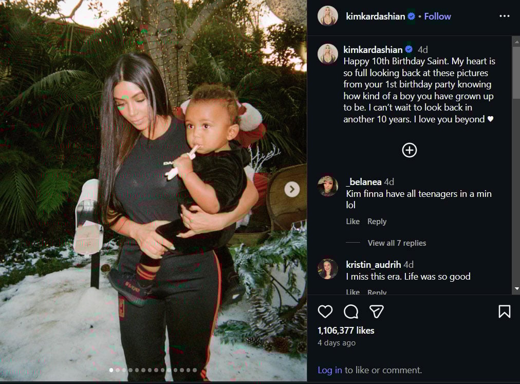 Kanye West misses his firstborn sons birthday party